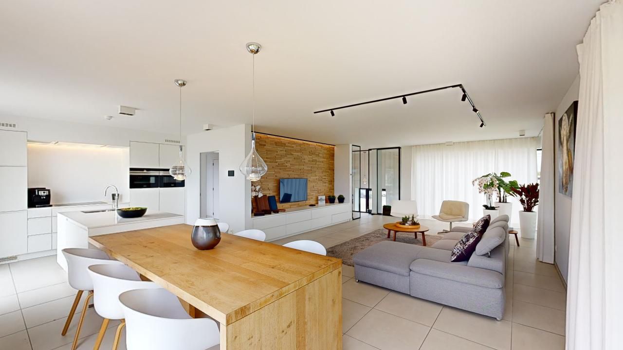 Séjour contemporain — espace ouvert