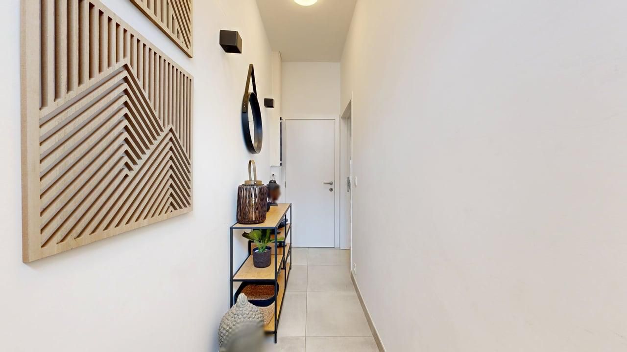 Couloir d'entrée décoré